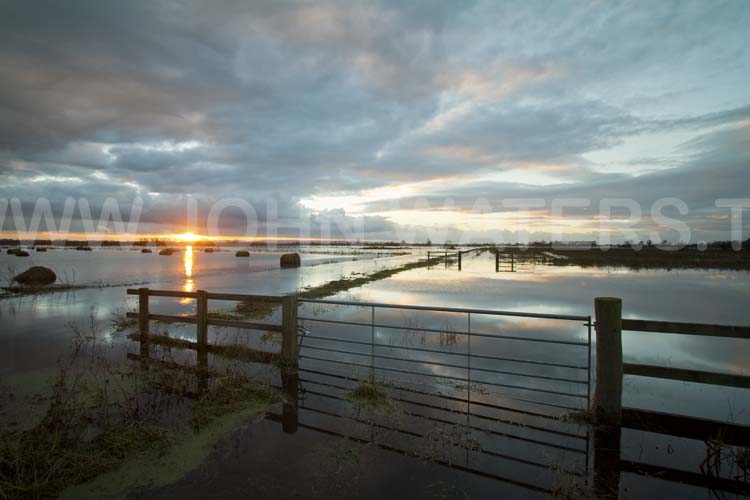 The Somerset Levels - in time of flood