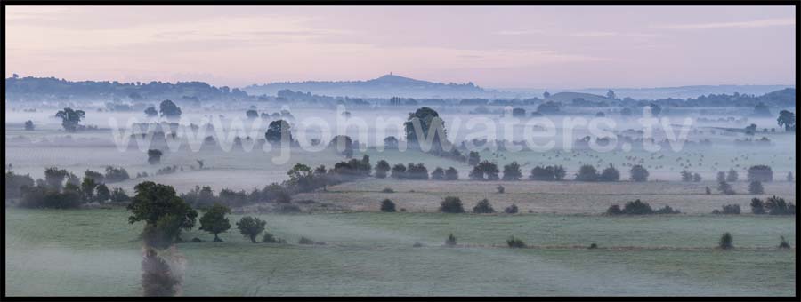 Dawn on the Somerset Levels